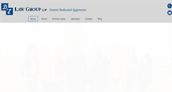Desktop Screenshot of dzlawgroup.org