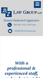 Mobile Screenshot of dzlawgroup.org